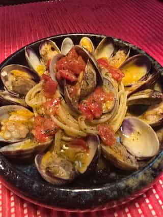 Linguine con almejas