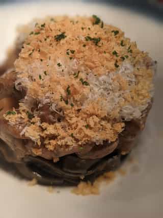 Tagliatelle con salsa de boletus